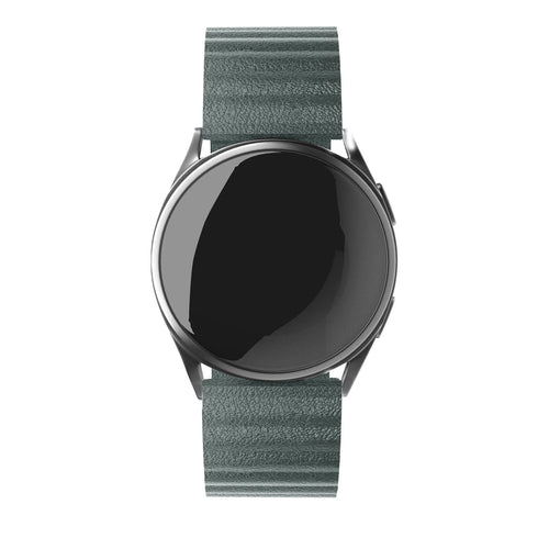 Bracelet cuir Loop Amazfit Bip 3 (Pro) (vert sapin)
