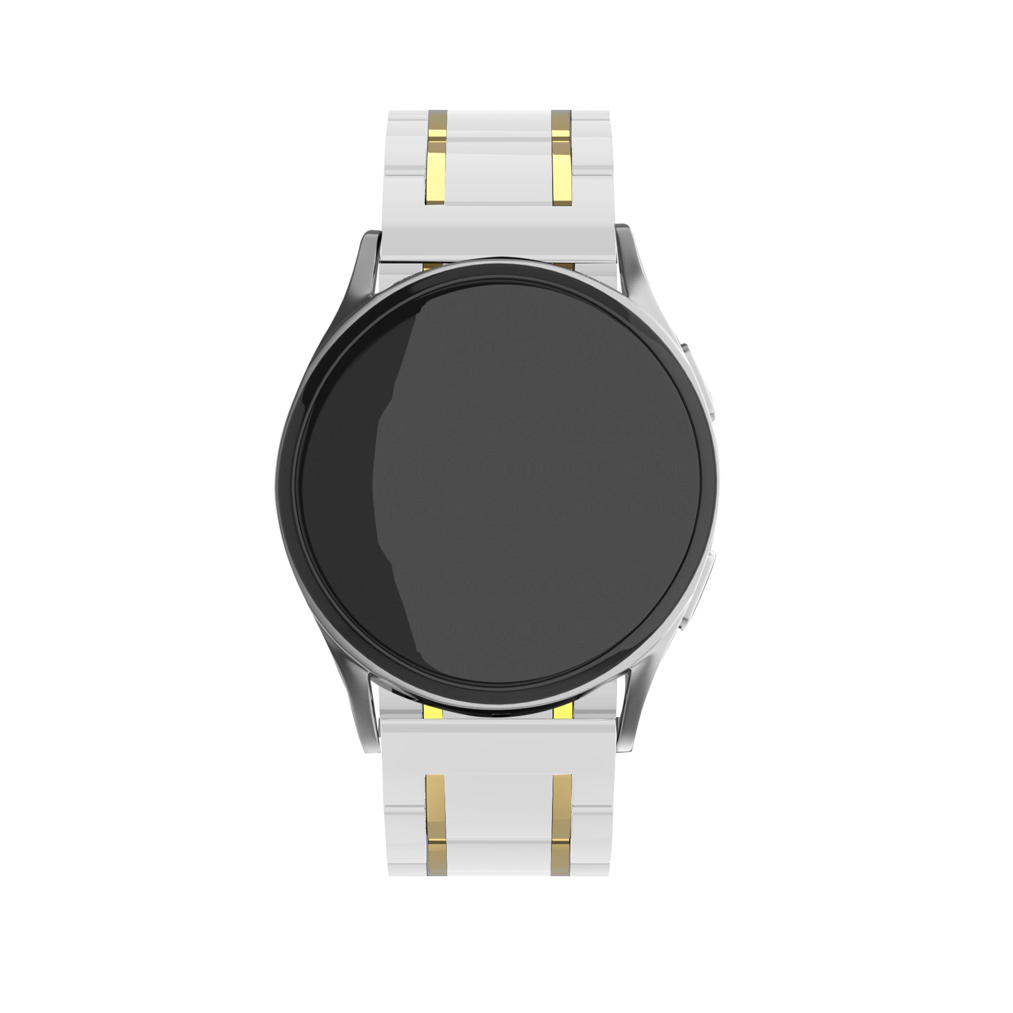 Samsung Galaxy Watch 4 - 40mm Ceramic Link Strap (White/Gold)