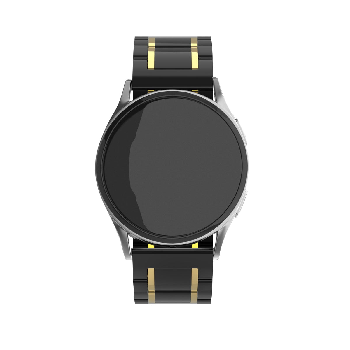 Bracelet en céramique avec maillons Samsung Galaxy Watch 4 Classic 42mm (noir/doré)