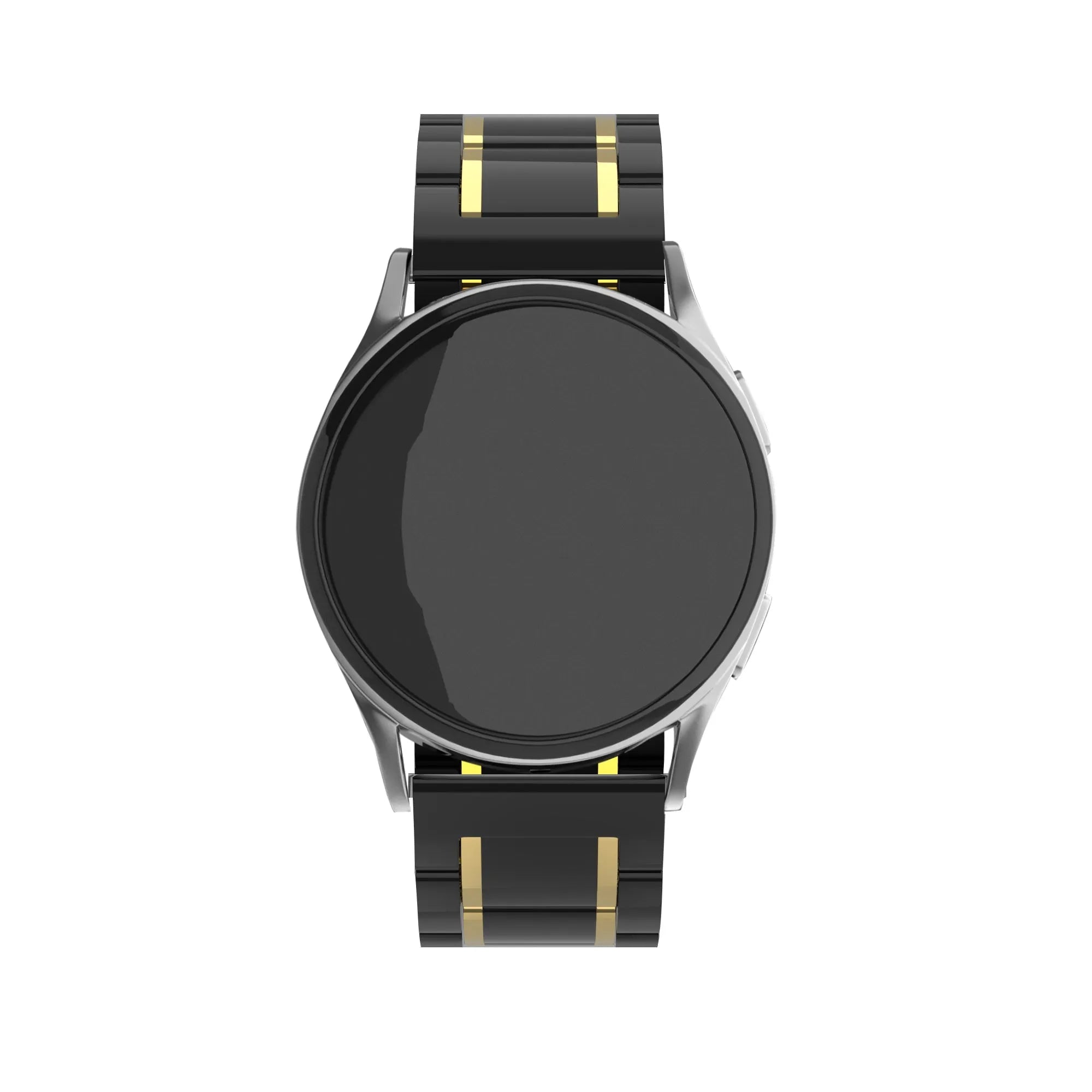 Bracelet acier et ceramique Amazfit Bip 3 (Pro) (noir/or)