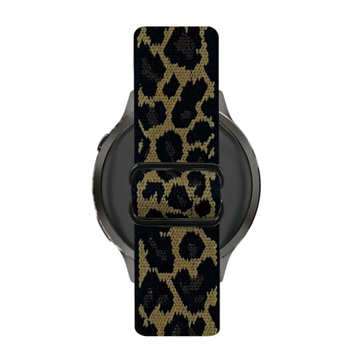 Bandz Bracelet nylon élastique Garmin Venu 4 - 41mm (léopard)