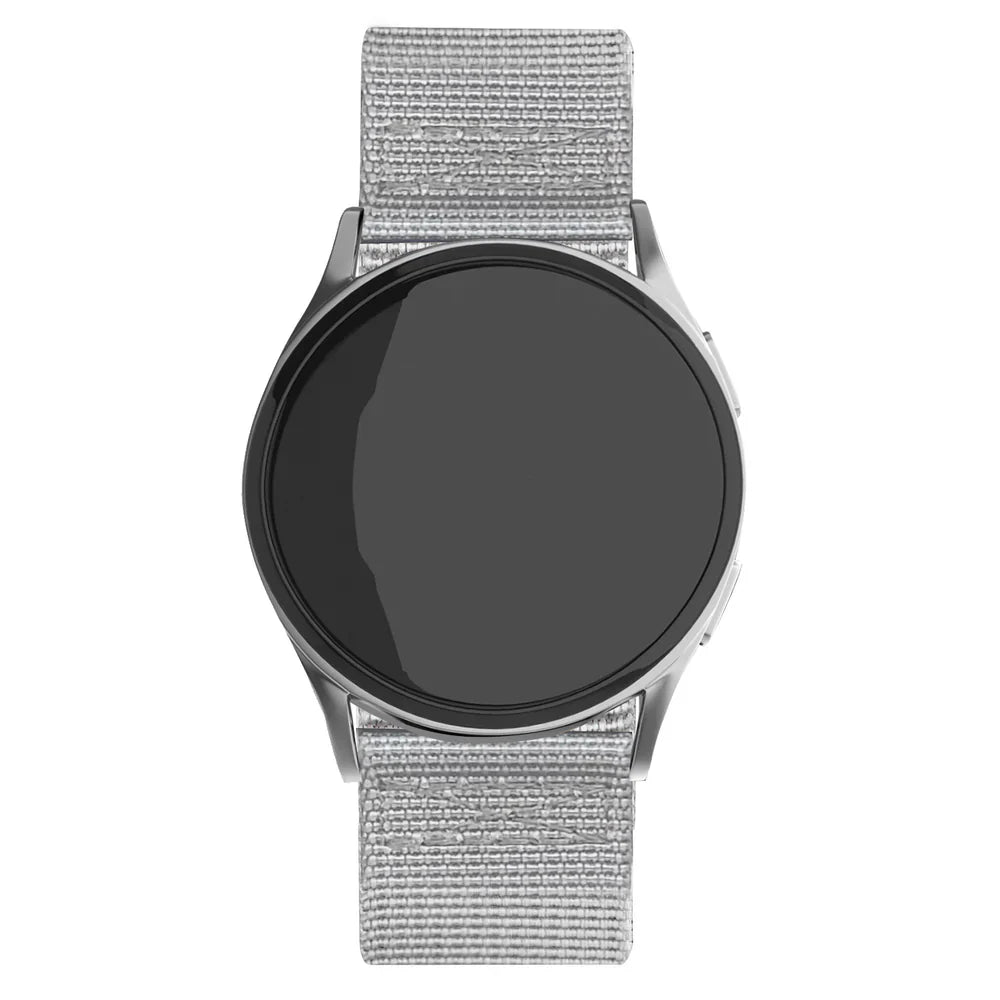 Bracelet nylon avec boucle Amazfit Bip 3 (Pro) (gris)