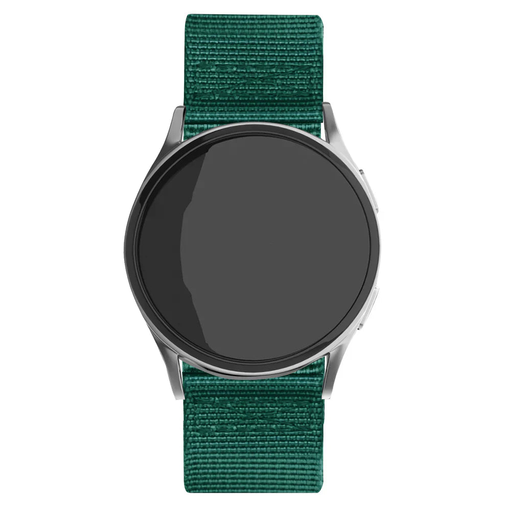 Bracelet nylon avec boucle Coros Pace 2 (vert foncé)