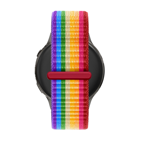 Bandz Bracelet nylon Loop Garmin Vivoactive 4s (arc-en-ciel)
