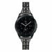 Bracelet acier petits diamants Samsung Galaxy Watch 42mm (noir)