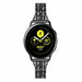 Bracelet acier petits diamants Samsung Galaxy Watch Active (noir)
