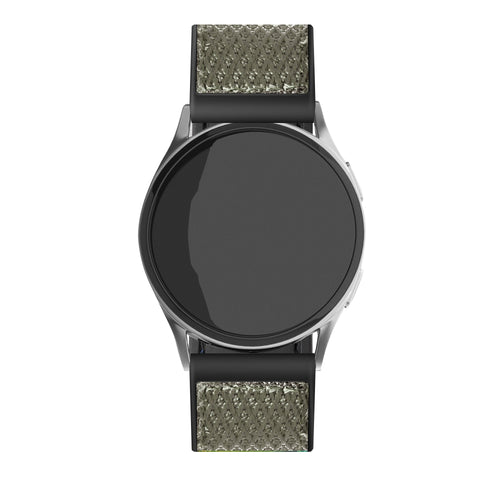 Bracelet nylon hybride Withings ScanWatch Nova (vert)