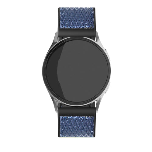 Bracelet nylon hybride Amazfit Bip 3 (Pro) (bleu)