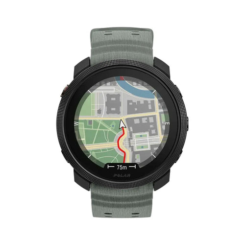 Bracelet silicone grain Polar Vantage M (gris foncé)