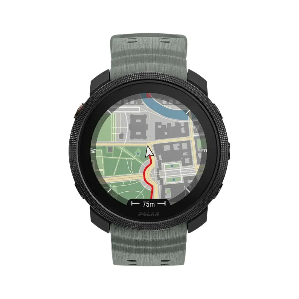 Polar Vantage V3 Silicone Grain Strap (Dark Grey)
