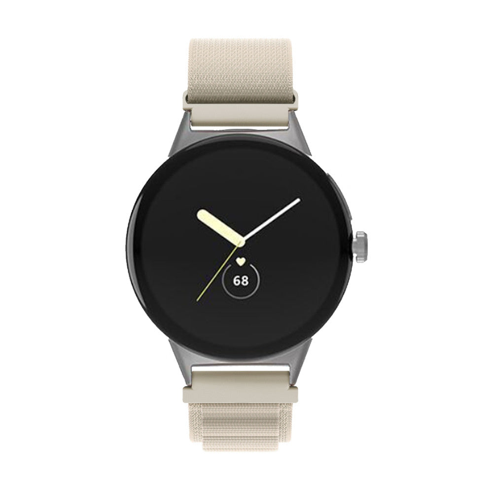 Google Pixel Watch 5 - 41mm Alpine Nylon Strap (Starlight)