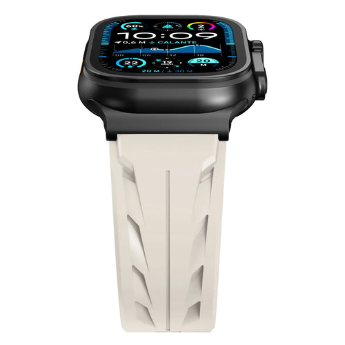 Apple Watch Race Silicone Strap (Starlight)