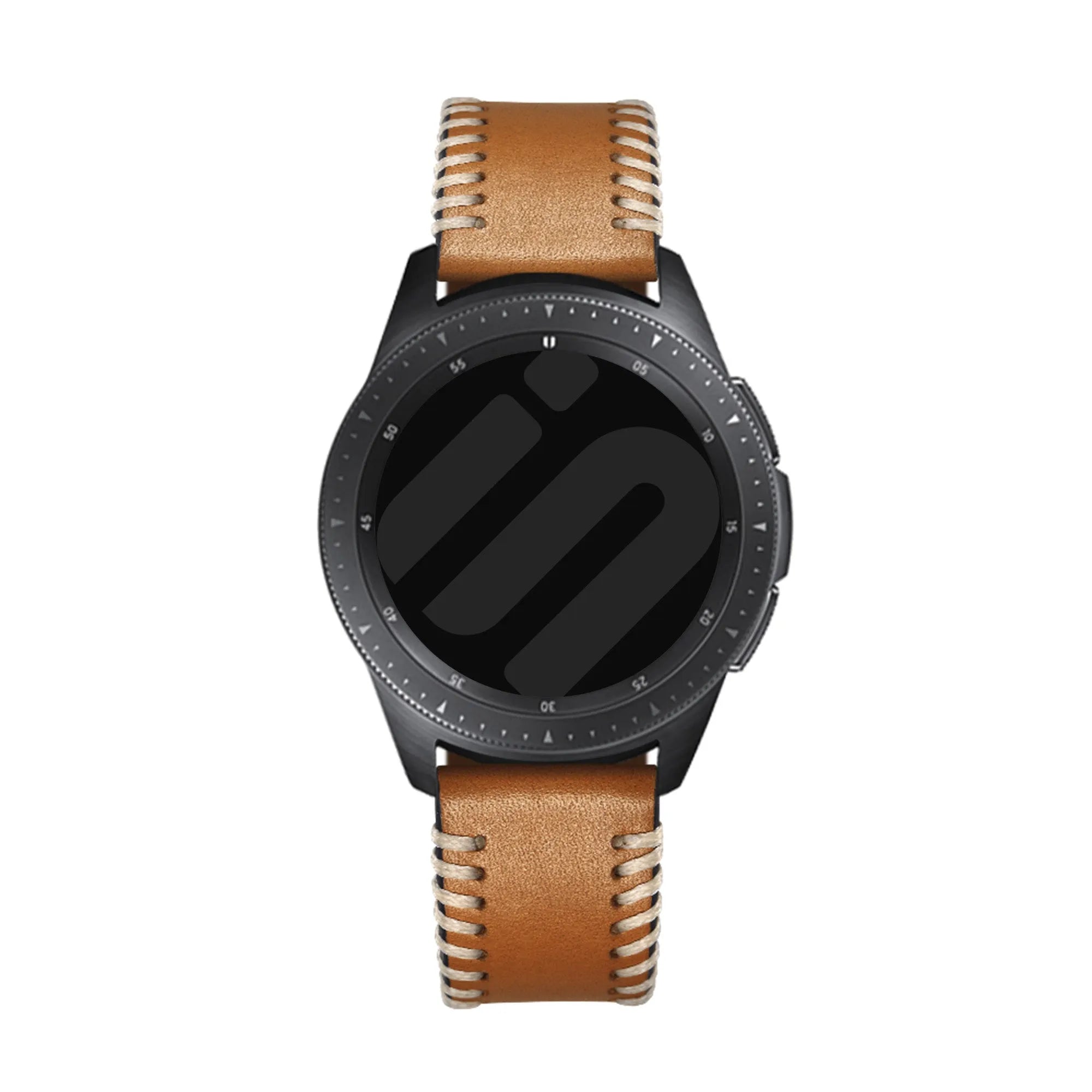 Suunto Vertical Stitched Leather Strap (Brown)