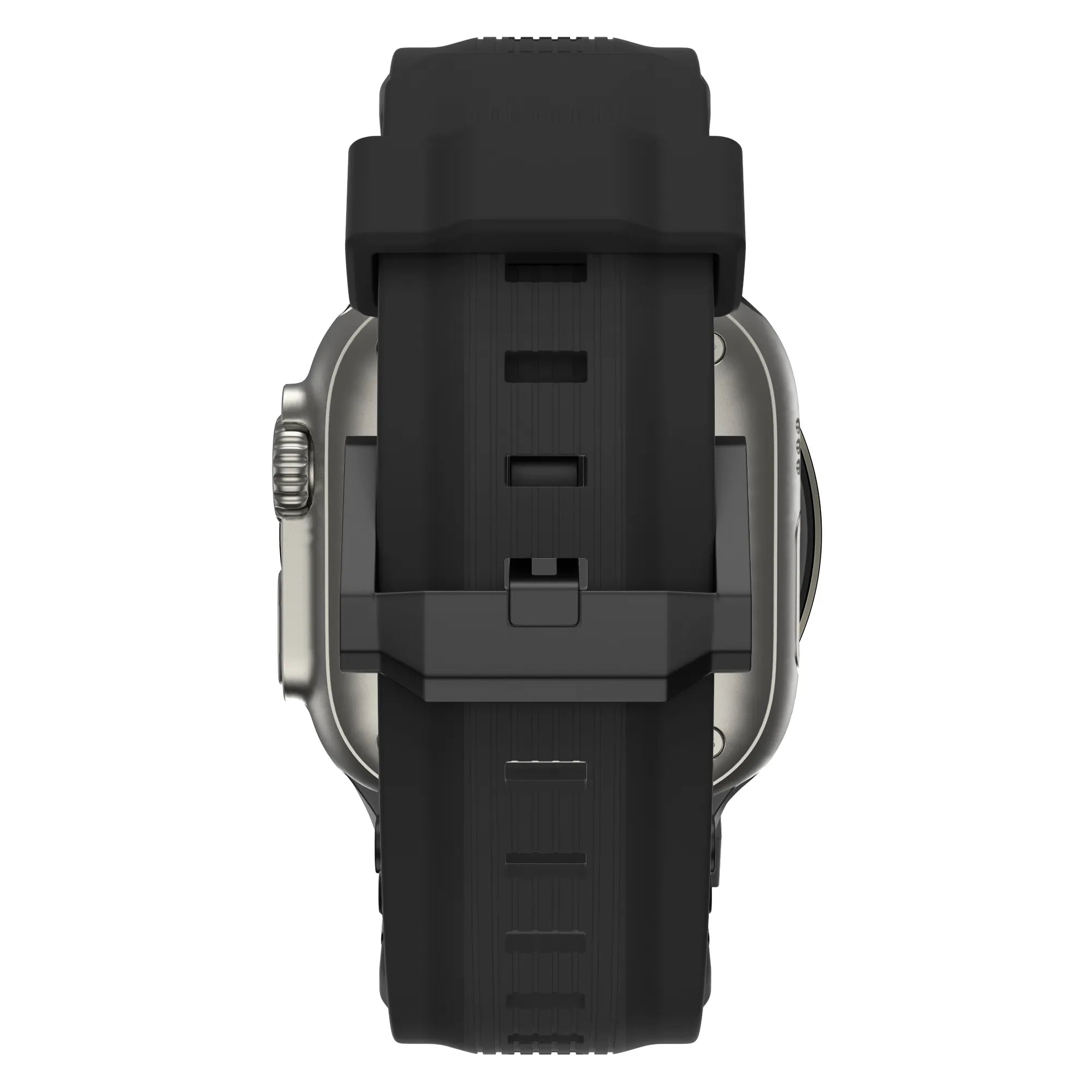 Bandz Bracelet silicone Liquid 'Explorer' Apple Watch (noir avec noir)