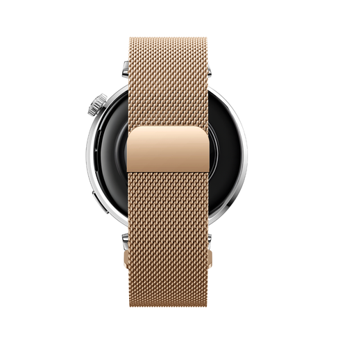 Bandz Xiaomi Watch S4 - 41mm Milanese Strap 'Easy fit' (Rose Gold)