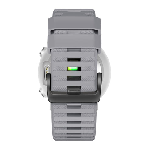 Bandz Bracelet silicone avec boucle Garmin Forerunner 965 (gris)