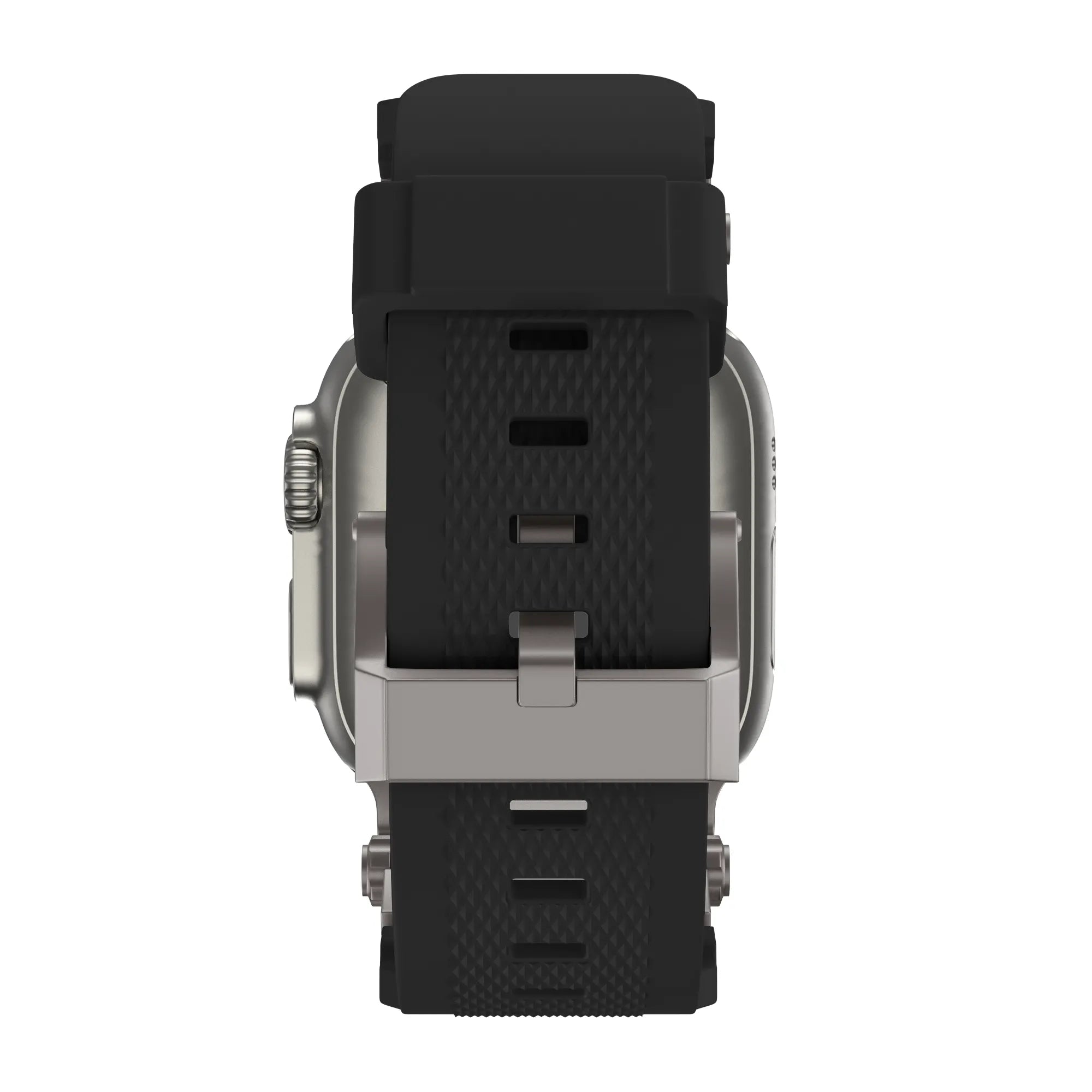 Bandz Bracelet silicone 'Explorer' Apple Watch (noir avec titane)