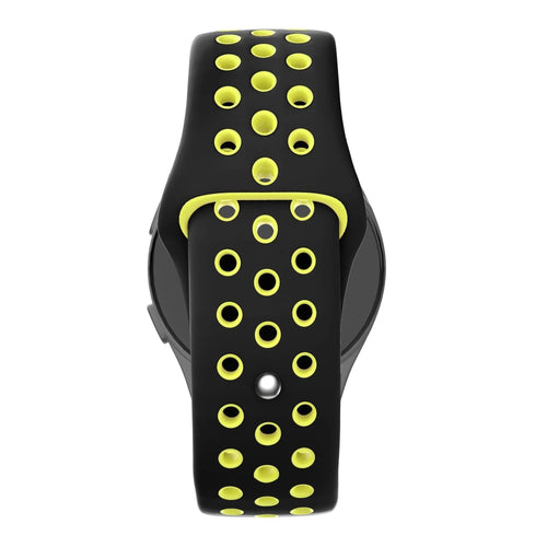 Bandz Bracelet sport 'Deluxe' Coros Pace 3 (noir/jaune)