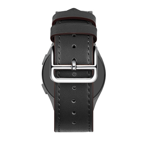 Bandz Bracelet cuir 'Deluxe' Amazfit Bip 6 (noir)