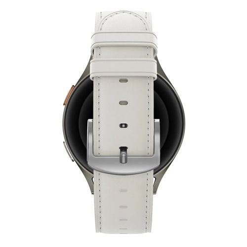 Bandz Bracelet cuir 'Easy Fit' Fossil Gen 6 - 42mm (blanc)