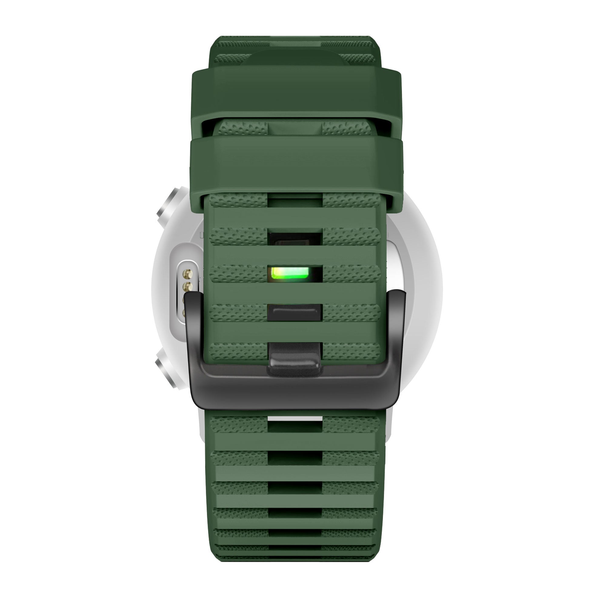 Bandz Bracelet silicone à boucle Garmin D2 Bravo (vert foncé)