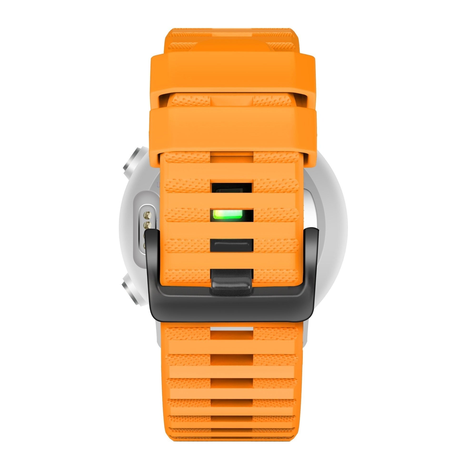 Bandz Bracelet silicone avec boucle Garmin Approach S70 - 47mm (orange)