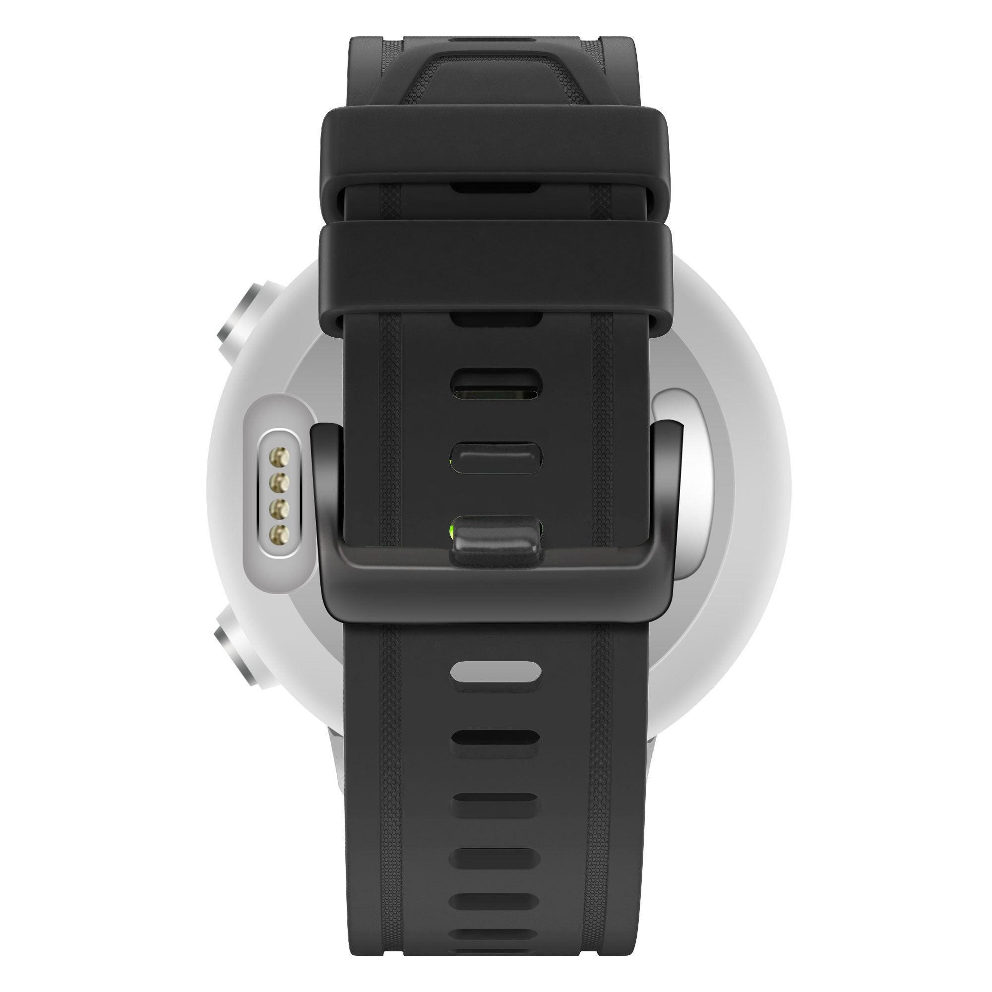 Bandz Bracelet silicone avec boucle Garmin Descent Mk3(i) - 43mm (noir)