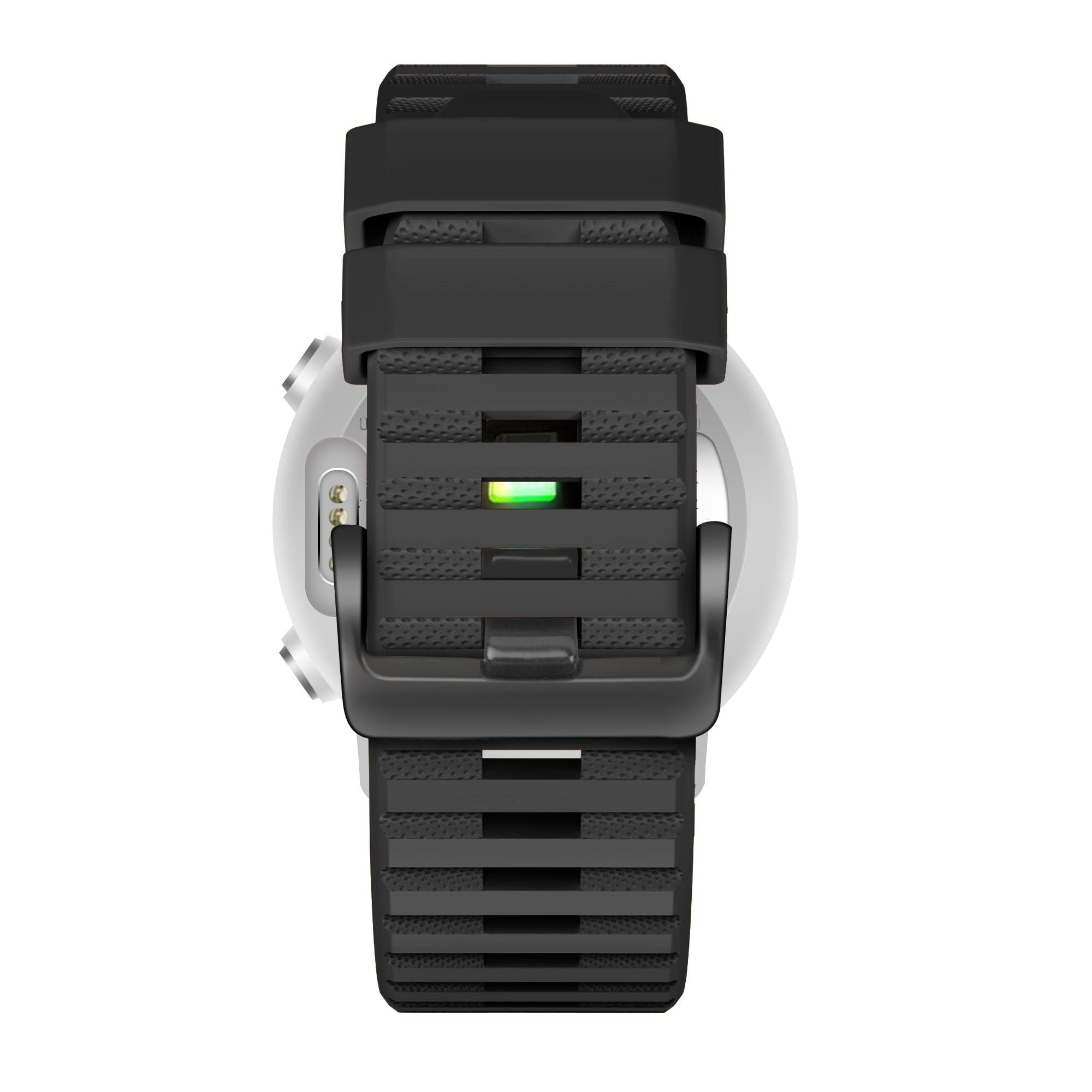 Bandz Bracelet silicone avec boucle Garmin Descent MK2(i) (noir)