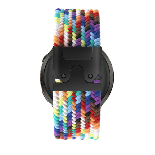 Bandz Bracelet tressé 'Parachute' Garmin Forerunner 255s (arc-en-ciel)
