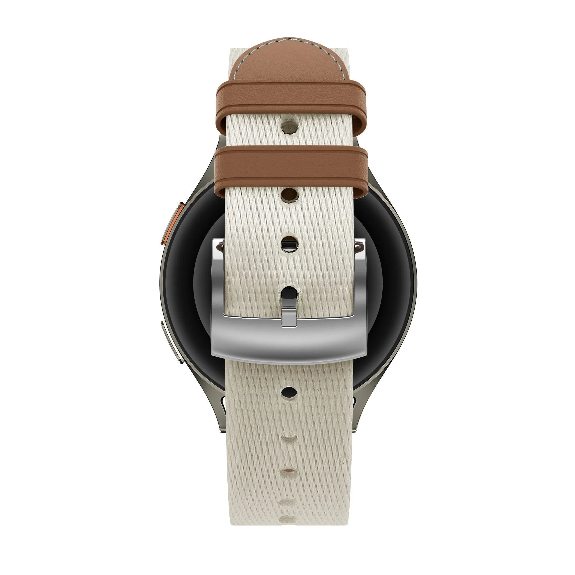 Bandz Bracelet cuir hybride 'Easy Fit' Fossil Gen 6 - 42mm (beige/marron)