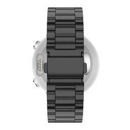 Bandz Bracelet acier Garmin Instinct 3 - 50mm 'Classic' (noir)