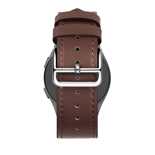 Bandz Actyve Smartwatch 20mm Leather Strap 'Deluxe' (Brown)