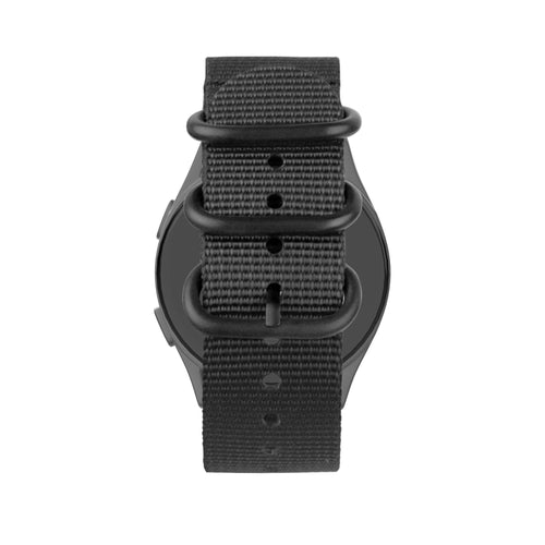 Bandz Bracelet nylon avec boucle Garmin Forerunner 570 - 47mm (noir)