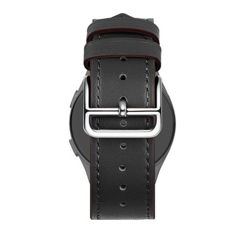 Bandz Bracelet cuir 'Deluxe' Levowatch Edgy (noir)