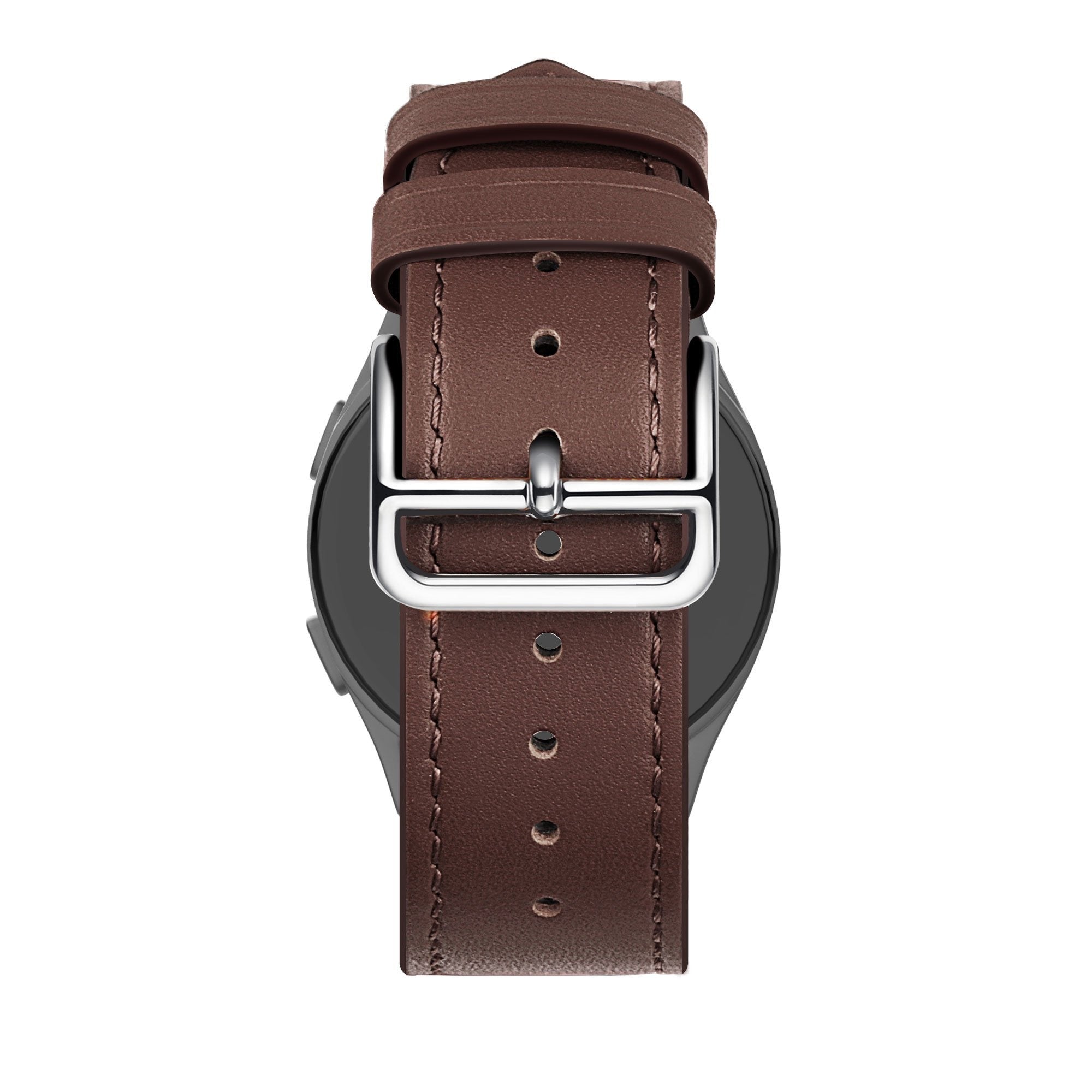 Bandz Bracelet cuir 'Deluxe' Huawei Watch GT 7 - 46mm (marron)
