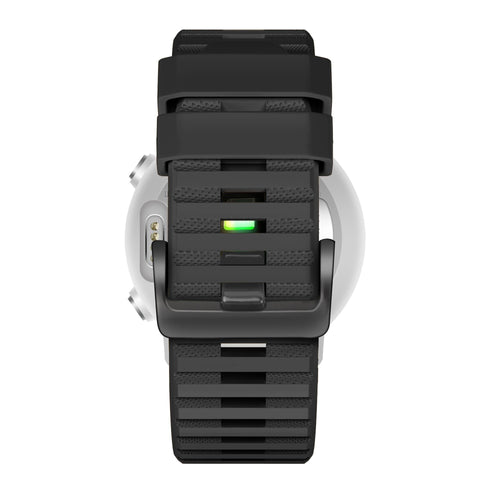 Bandz Bracelet silicone avec boucle Garmin Descent G 2 (noir)