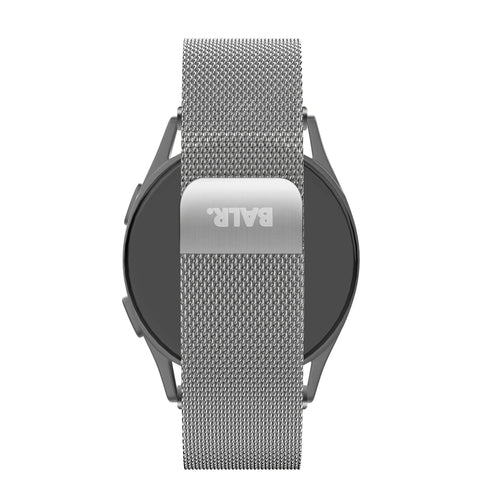 BALR Polar Grit X Milanese Strap (Silver)