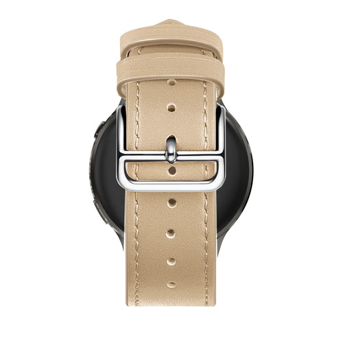 Bandz Bracelet cuir 'Deluxe' Garmin Venu 4 - 41mm (thé au lait)