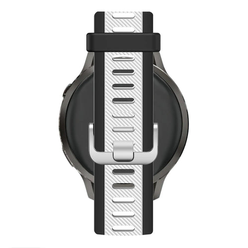 Bandz Bracelet dual sport avec boucle Garmin Venu (noir/blanc)