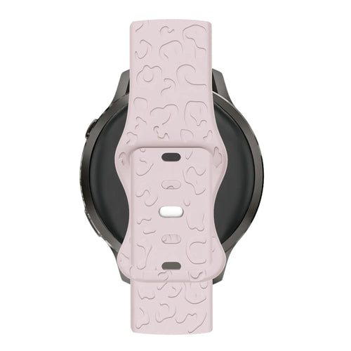 Bandz Bracelet silicone 'Léopard' Garmin Bounce 2 (rose)