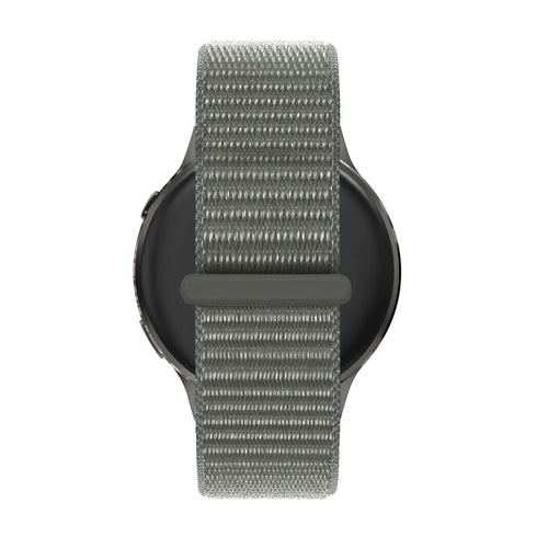 Bandz Bracelet nylon Garmin Vivomove 3s (gris-vert)