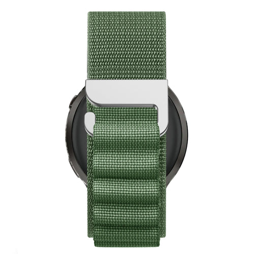 Bandz Garmin Forerunner 265 Alpine Nylon Strap (Green)