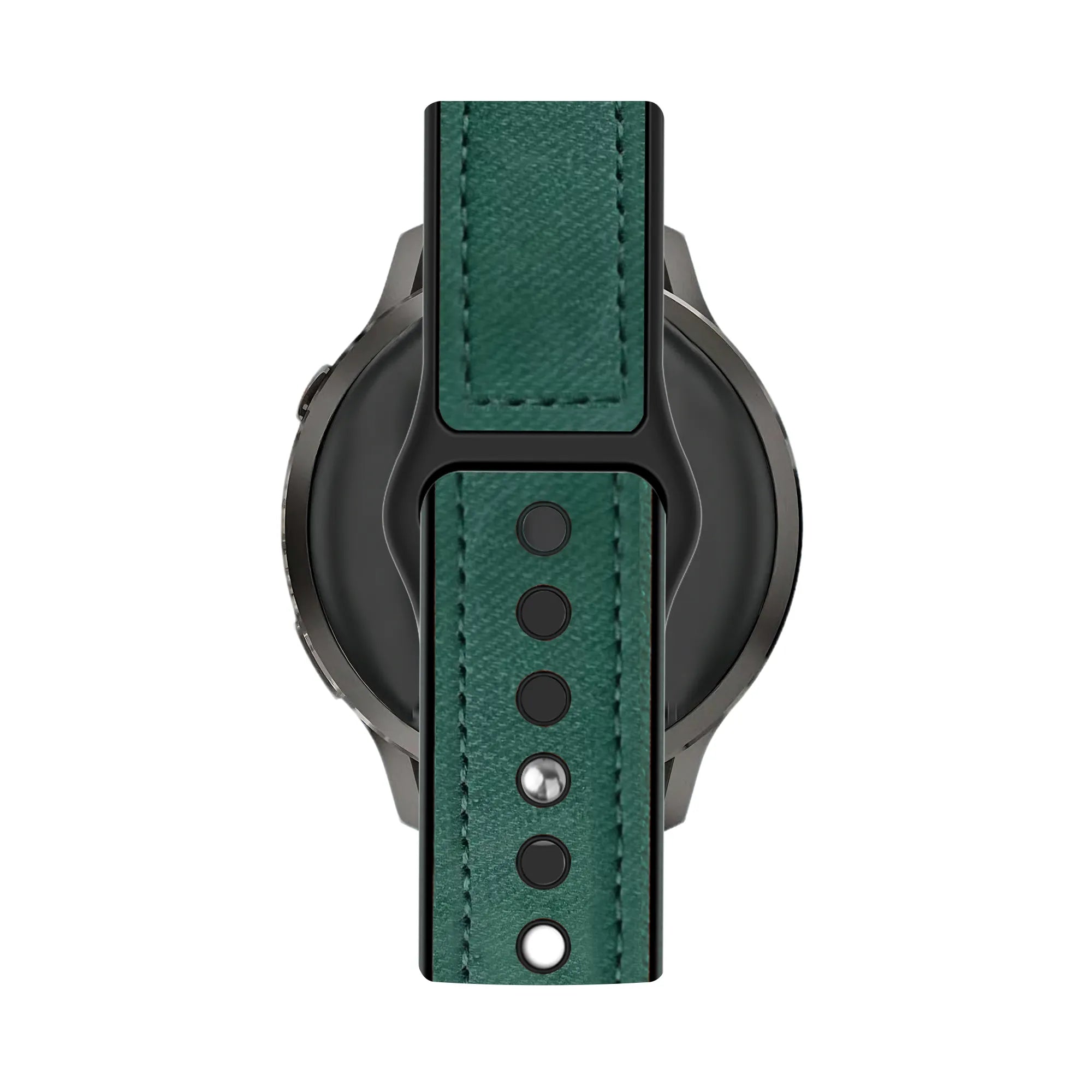 Bandz Bracelet cuir 'Hybrid' Garmin Vivomove Sport (vert)