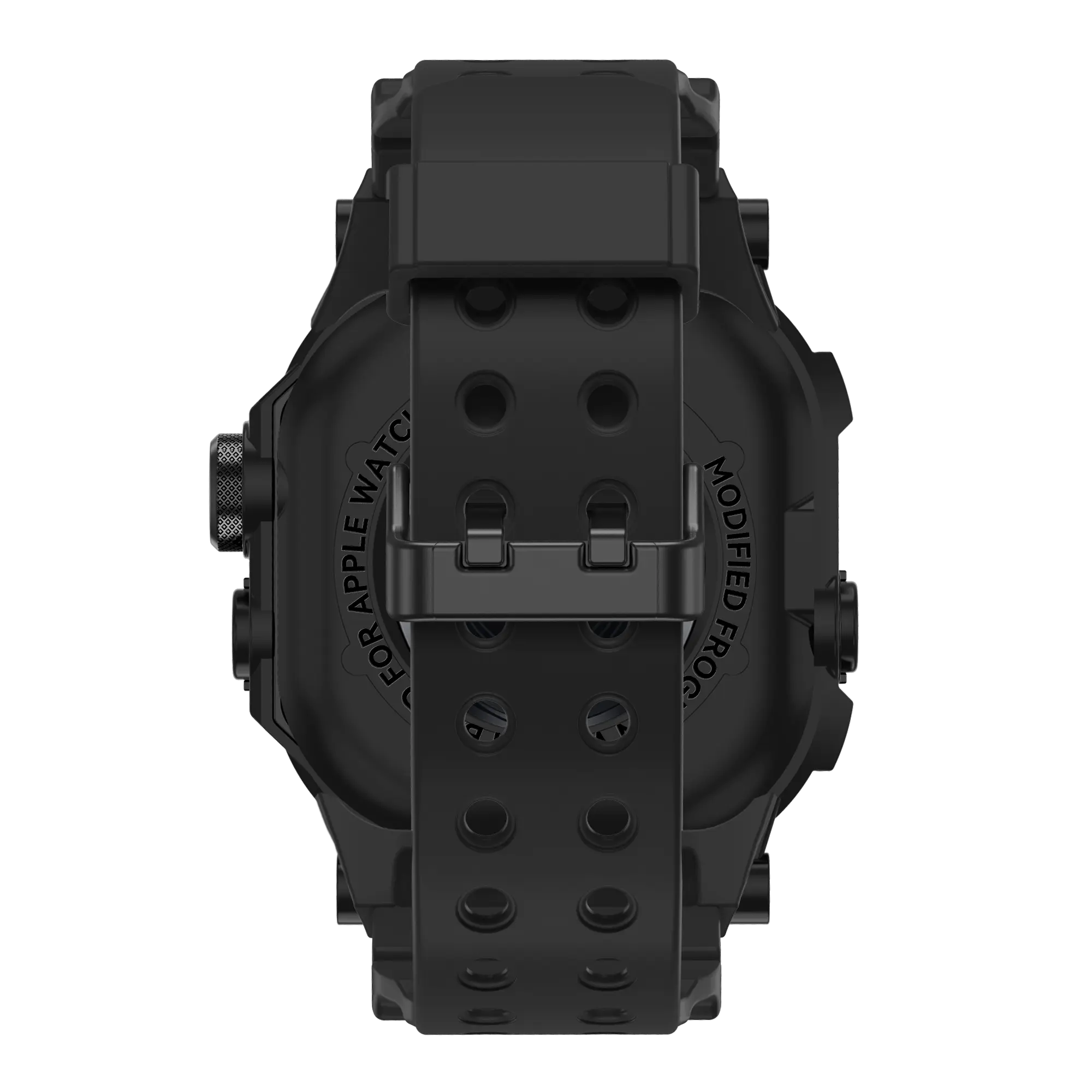 Bandz Bracelet TPU avec coque Apple Watch Ultra (noir avec noir)