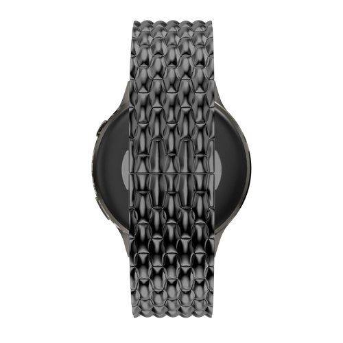 Bandz Bracelet acier 'Dragon' Garmin Forerunner 170 (noir)