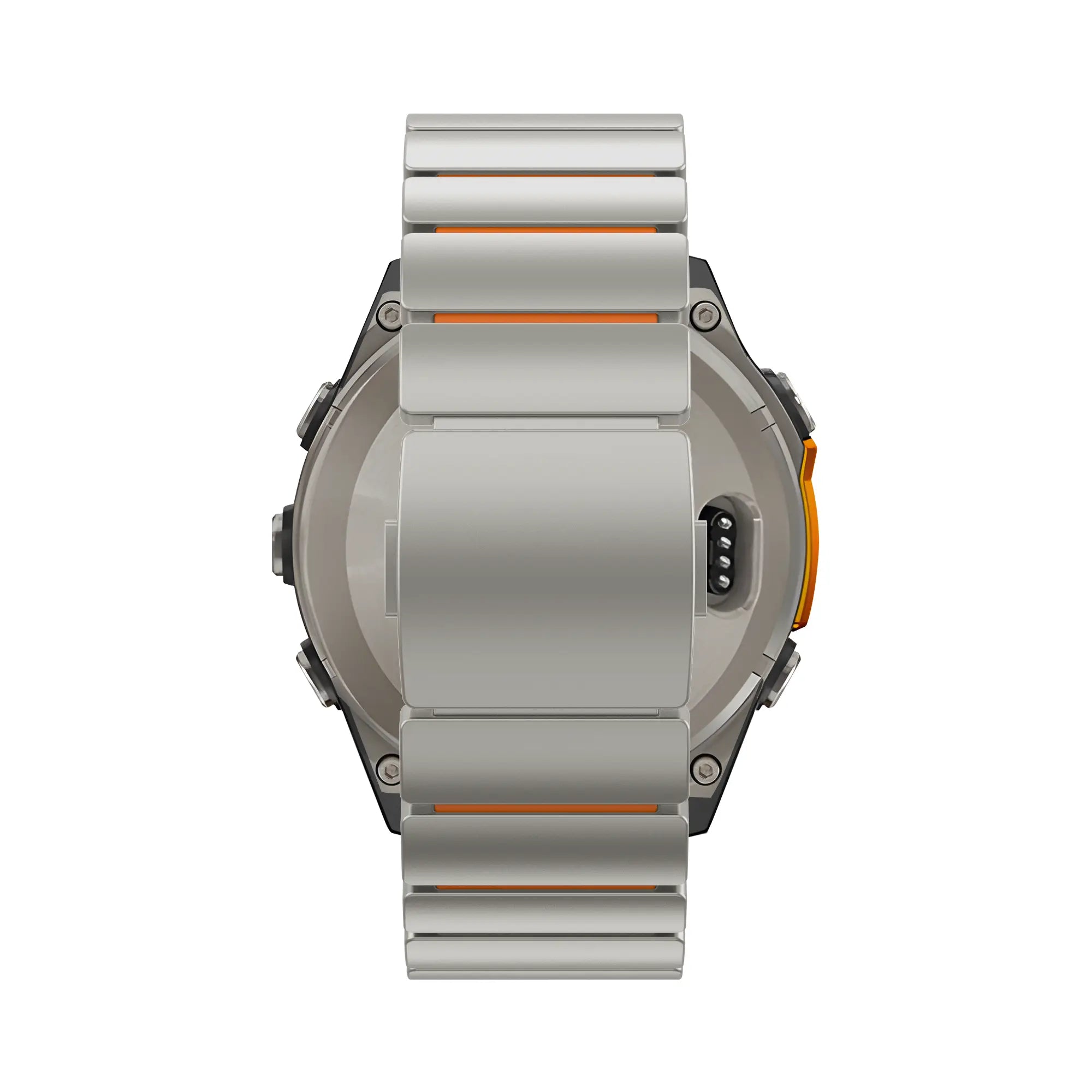 Bandz Bracelet titane 'Hybrid' Garmin Fenix 5x (titane/orange)
