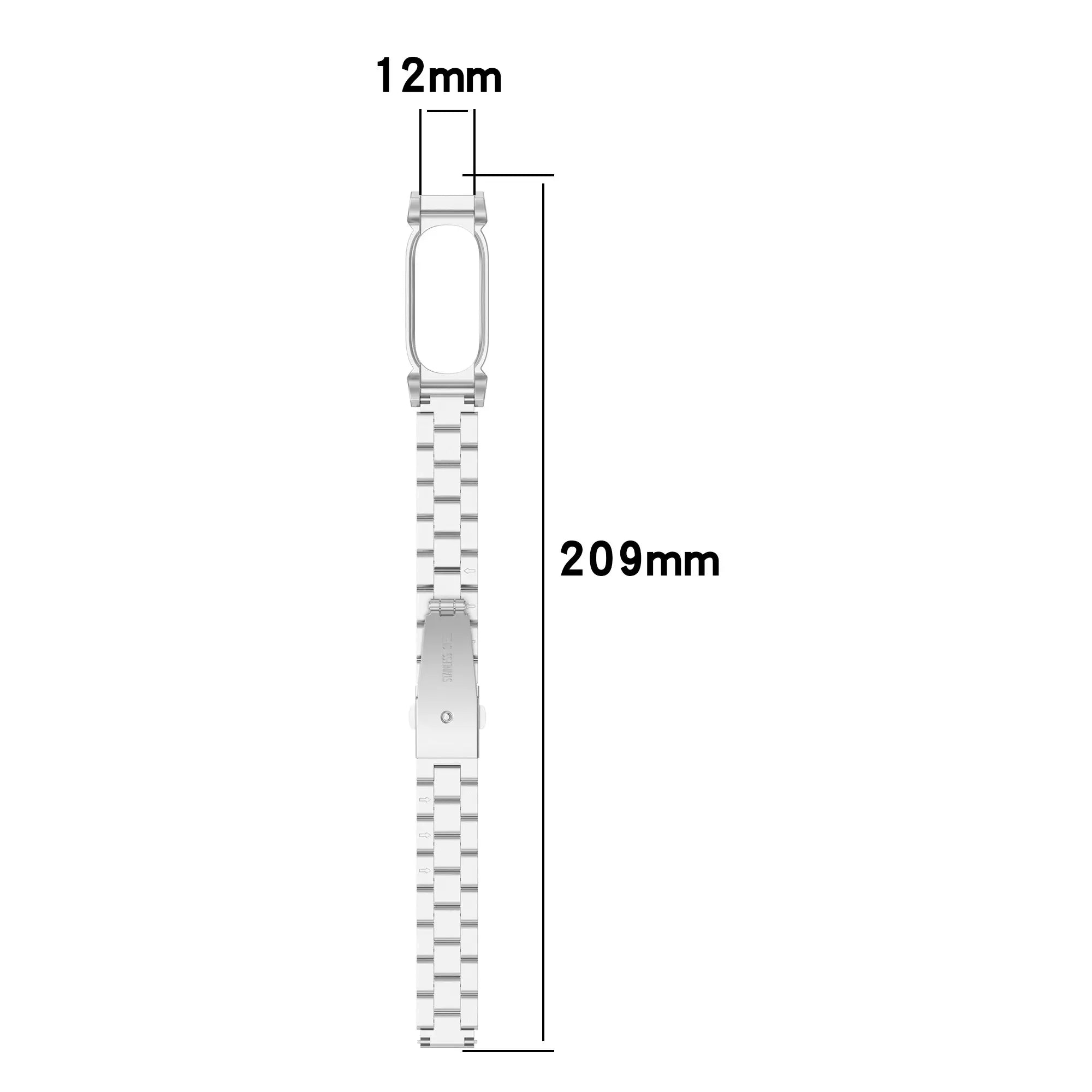 Bracelet acier Fitbit Air (argent)
