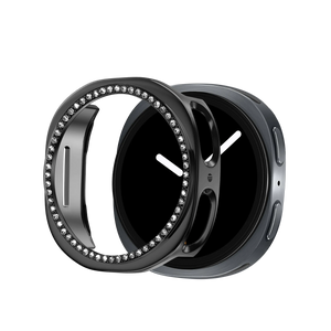 Bandz Samsung Galaxy Watch 8 - 40mm / 9 - 40mm Diamond PC Case (Black)