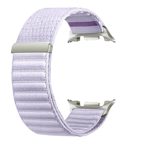 Bracelet nylon Wave Samsung Galaxy Watch 8 Classic (violet clair)