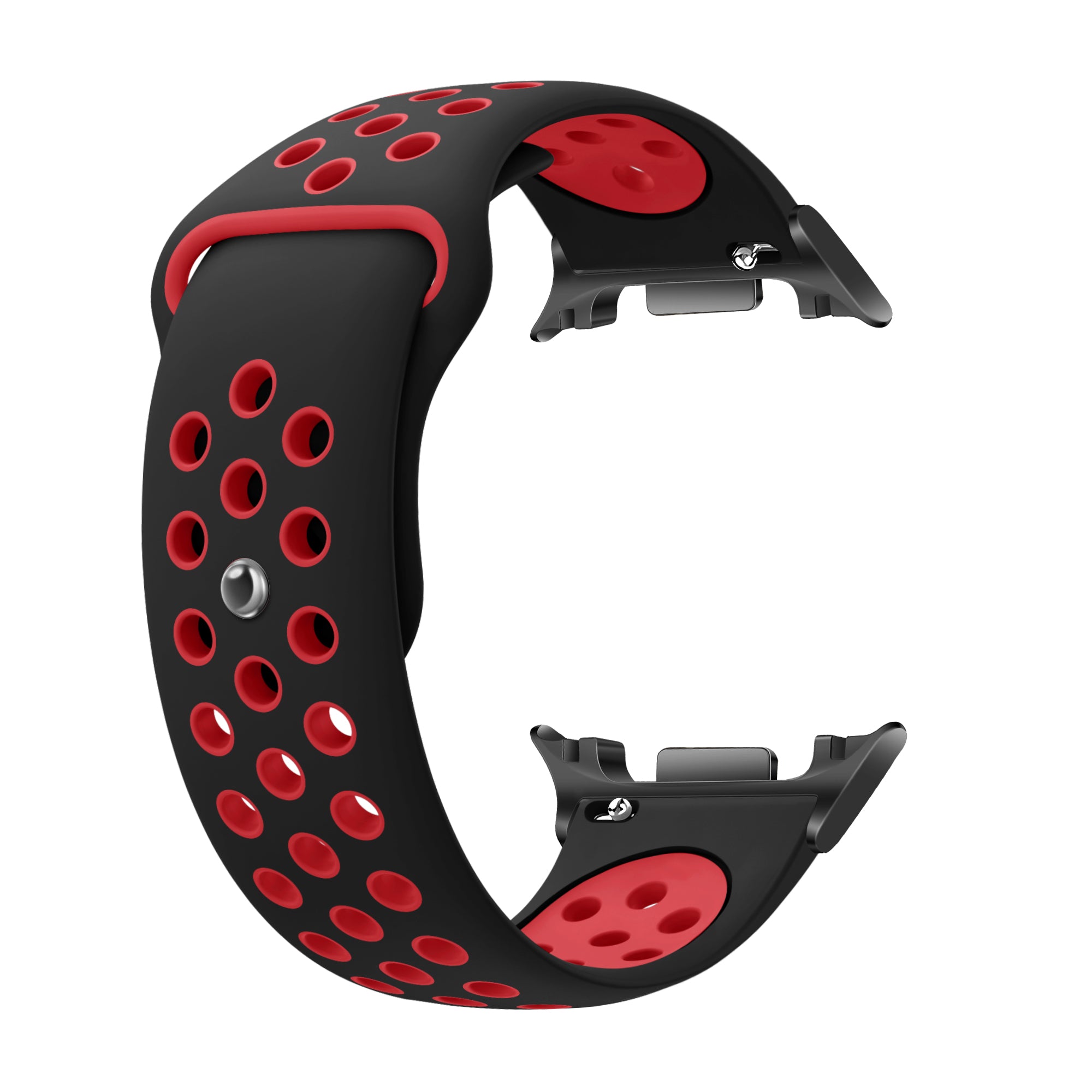 Bracelet sport Samsung Galaxy Watch 8 Classic (noir/rouge)